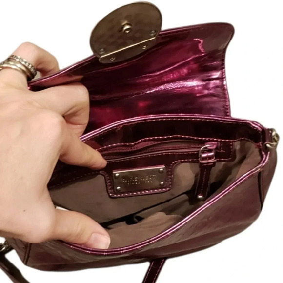 Nine West Metallic Pink Crossbody Bag - Picture 5 of 5
